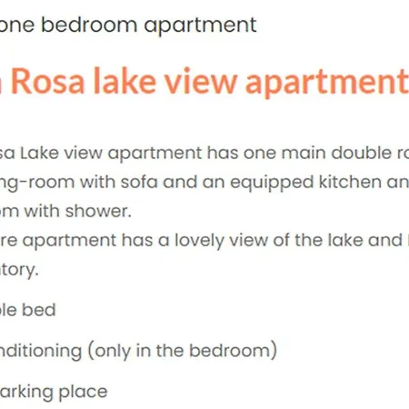 Miralago Rosa View بيلاجيو